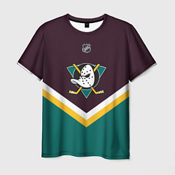 Футболка мужская NHL: Anaheim Ducks, цвет: 3D-принт