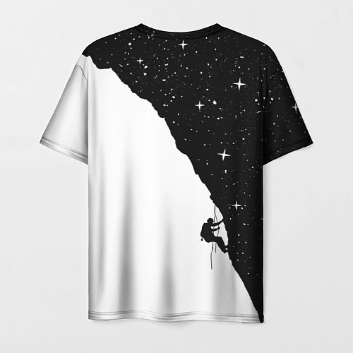 Мужская футболка Ночной скалолаз / 3D-принт – фото 2