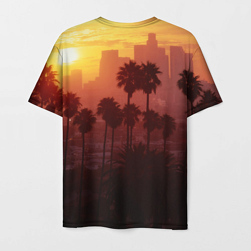 Мужская футболка Калифорния Лос-Анджелес / 3D-принт – фото 2