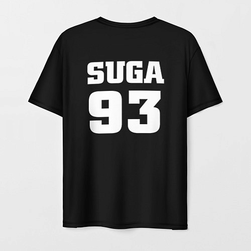 Мужская футболка BTS: Suga / 3D-принт – фото 2