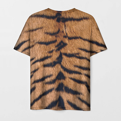 Мужская футболка Свирепый тигр / 3D-принт – фото 2