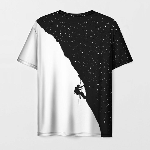 Мужская футболка Ночной скалолаз / 3D-принт – фото 2