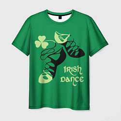 Футболка мужская Ireland, Irish dance, цвет: 3D-принт