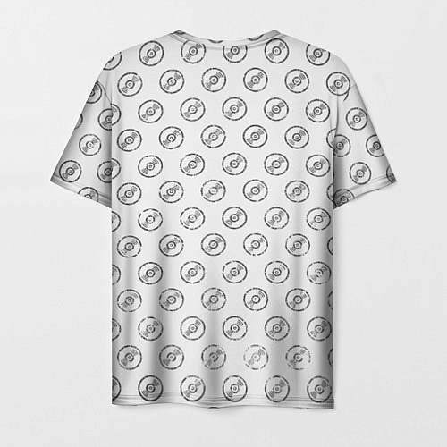 Мужская футболка Череп меломана / 3D-принт – фото 2