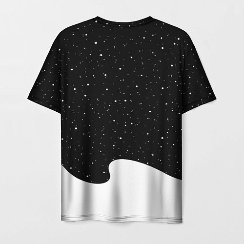 Мужская футболка Маленький космонавт / 3D-принт – фото 2