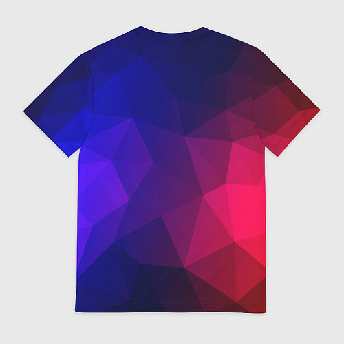 Мужская футболка Red&Blue / 3D-принт – фото 2