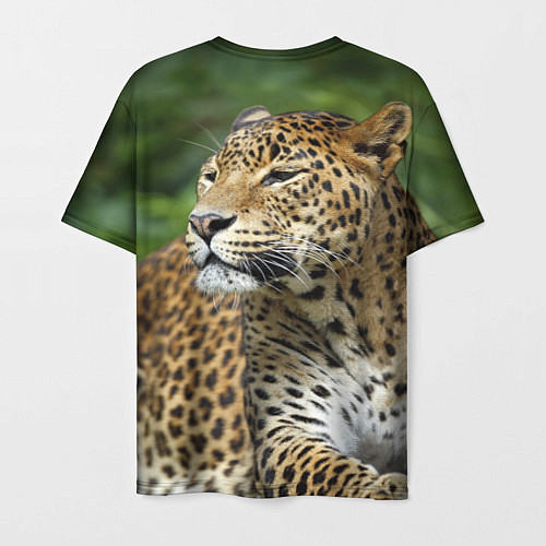 Мужская футболка Лик леопарда / 3D-принт – фото 2