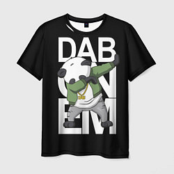 Футболка мужская Panda dab, цвет: 3D-принт