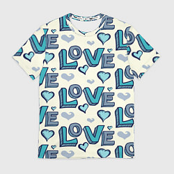 Футболка мужская Love Pattern, цвет: 3D-принт