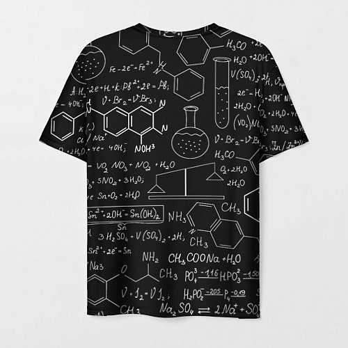 Мужская футболка Химия / 3D-принт – фото 2
