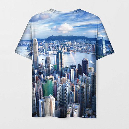 Мужская футболка Гонконг - Китай / 3D-принт – фото 2