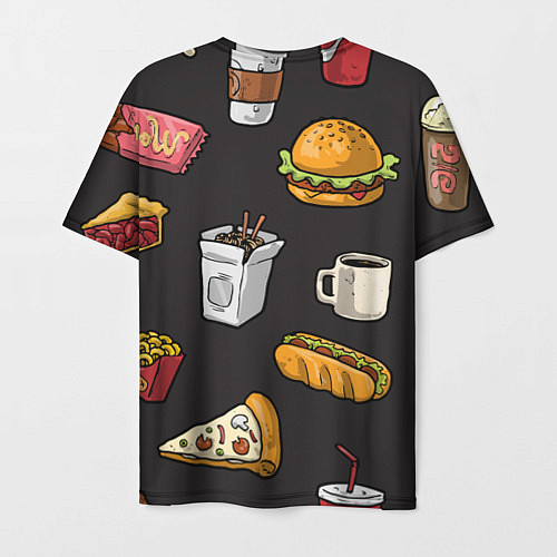 Мужская футболка Food / 3D-принт – фото 2