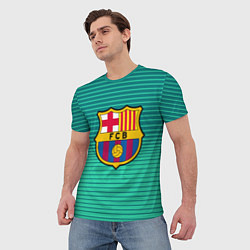 Футболка мужская Барселона, цвет: 3D-принт — фото 2