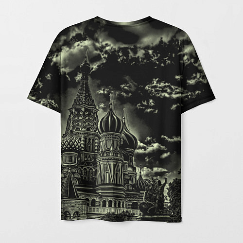 Мужская футболка Dark Kremlin / 3D-принт – фото 2
