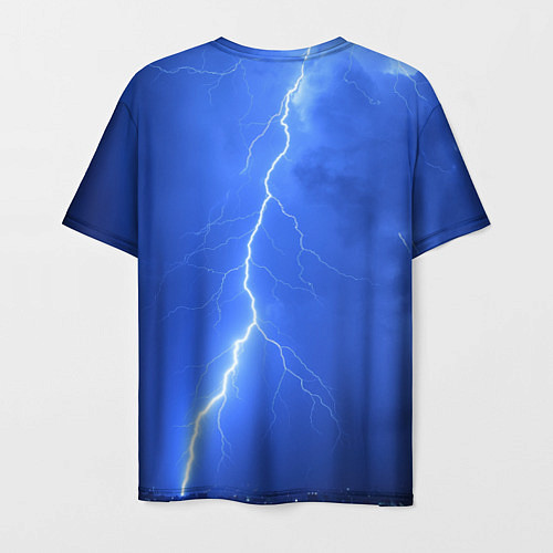 Мужская футболка Nirvana: Lightning / 3D-принт – фото 2