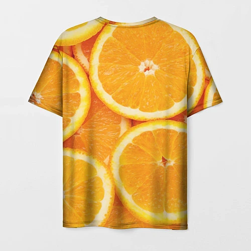 Мужская футболка Апельсинка / 3D-принт – фото 2