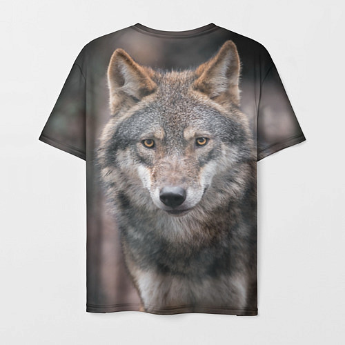 Мужская футболка Волк - санитар леса / 3D-принт – фото 2