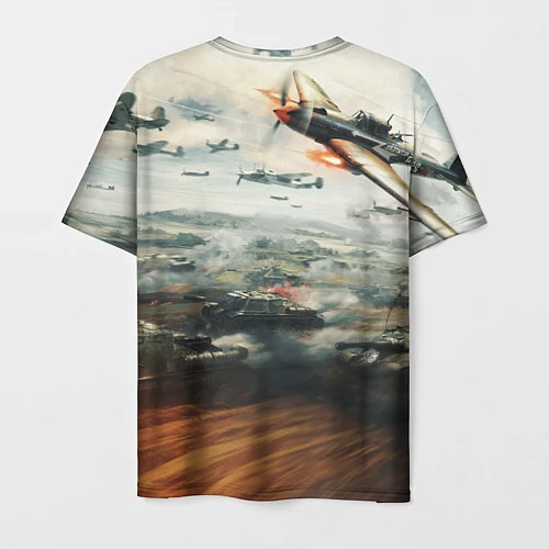 Мужская футболка Отечественная война / 3D-принт – фото 2