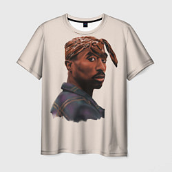 Футболка мужская Tupac Shakur, цвет: 3D-принт