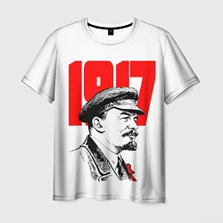 Футболка мужская Ленин 1917, цвет: 3D-принт