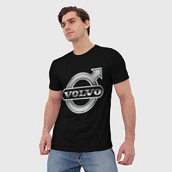 Футболка мужская Volvo Concern - logo, цвет: 3D-принт — фото 2