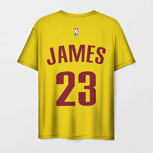 Мужская футболка Cavaliers Cleveland 23: Yellow / 3D-принт – фото 2