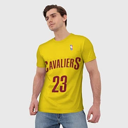 Футболка мужская Cavaliers Cleveland 23: Yellow, цвет: 3D-принт — фото 2