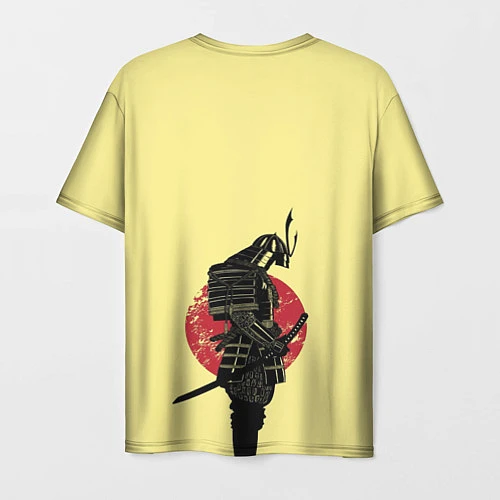 Мужская футболка Японский самурай (честь) / 3D-принт – фото 2