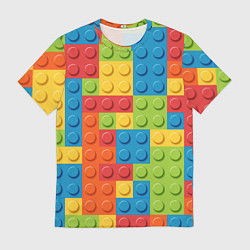 Мужская футболка Лего конструктор