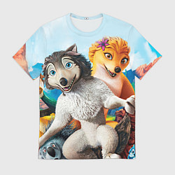 Футболка мужская Альфа и Омега 7, цвет: 3D-принт