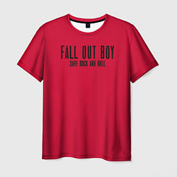 Футболка мужская Fall out boy: Save Rock, цвет: 3D-принт