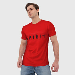 Футболка мужская DM: Red Spirit, цвет: 3D-принт — фото 2