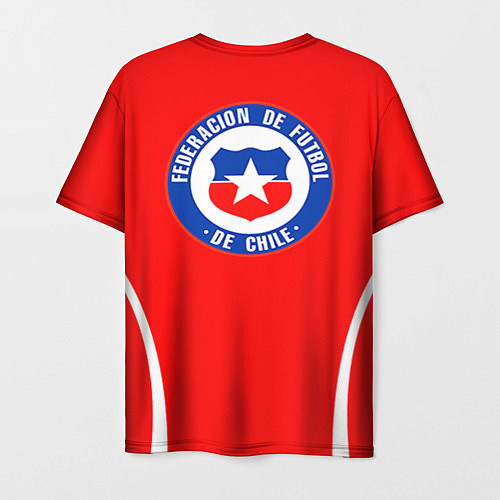Мужская футболка Chile: Alexis Sanchez / 3D-принт – фото 2