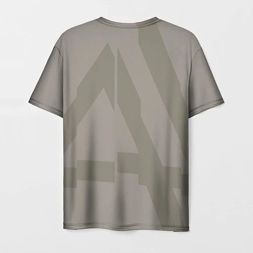 Мужская футболка Linkin Park: Grey style / 3D-принт – фото 2