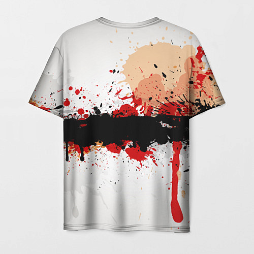 Мужская футболка Кровавый рассвет / 3D-принт – фото 2