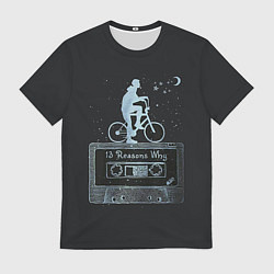 Футболка мужская Moon retro rider, цвет: 3D-принт