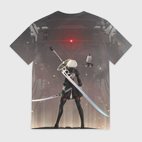 Мужская футболка Мечница 2B: Nier / 3D-принт – фото 2