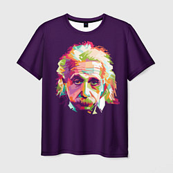 Футболка мужская Альберт Эйнштейн: Арт цвета 3D-принт — фото 1