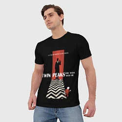 Футболка мужская Twin Peaks Man, цвет: 3D-принт — фото 2