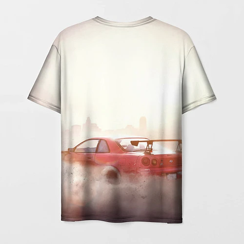 Мужская футболка NFS: Payback Red Car / 3D-принт – фото 2