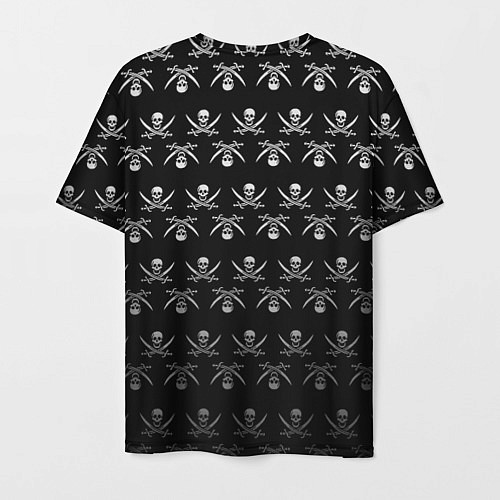 Мужская футболка Пиратский pattern / 3D-принт – фото 2