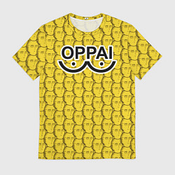 Футболка мужская OPPAI, цвет: 3D-принт