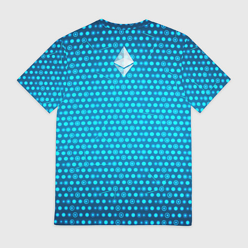 Мужская футболка Blue Ethereum / 3D-принт – фото 2