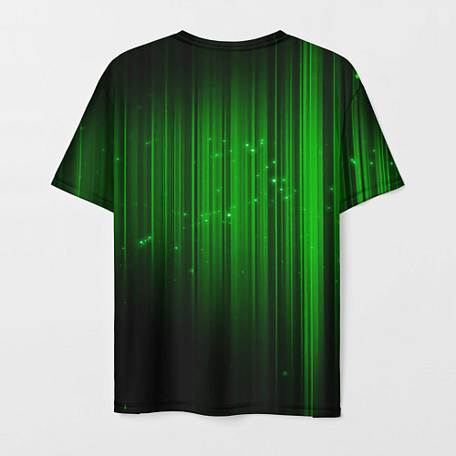 Мужская футболка Green Day лучи / 3D-принт – фото 2