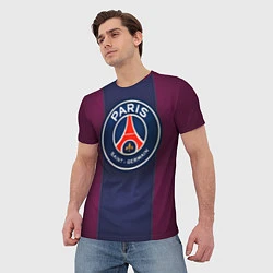 Футболка мужская Paris Saint-Germain, цвет: 3D-принт — фото 2