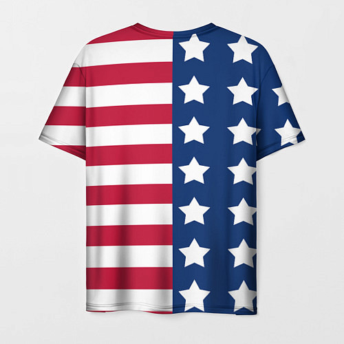 Мужская футболка USA Flag / 3D-принт – фото 2