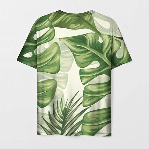 Мужская футболка Тропический папоротник / 3D-принт – фото 2