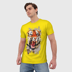 Футболка мужская Tiger Art, цвет: 3D-принт — фото 2