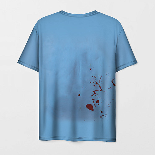 Мужская футболка Костюм врача кровь / 3D-принт – фото 2