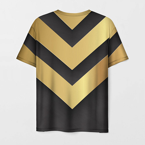 Мужская футболка Golden arrows / 3D-принт – фото 2